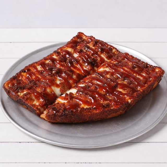 6x6 BBQ Chicken Pizza.