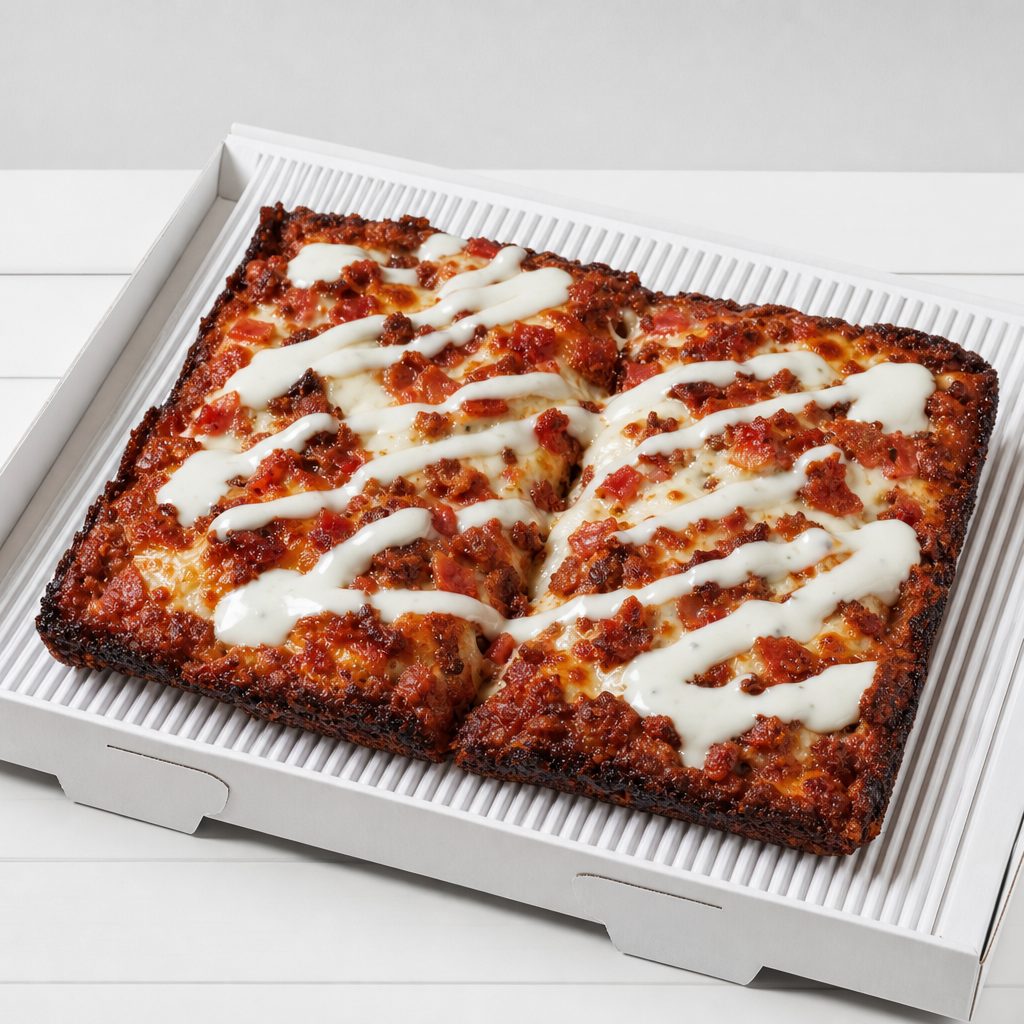 10x14 Chicken Bacon Ranch Pizza.
