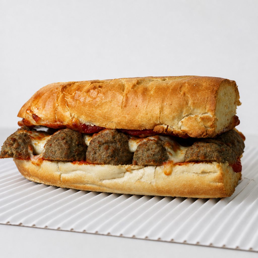 6” Meatball Sub.