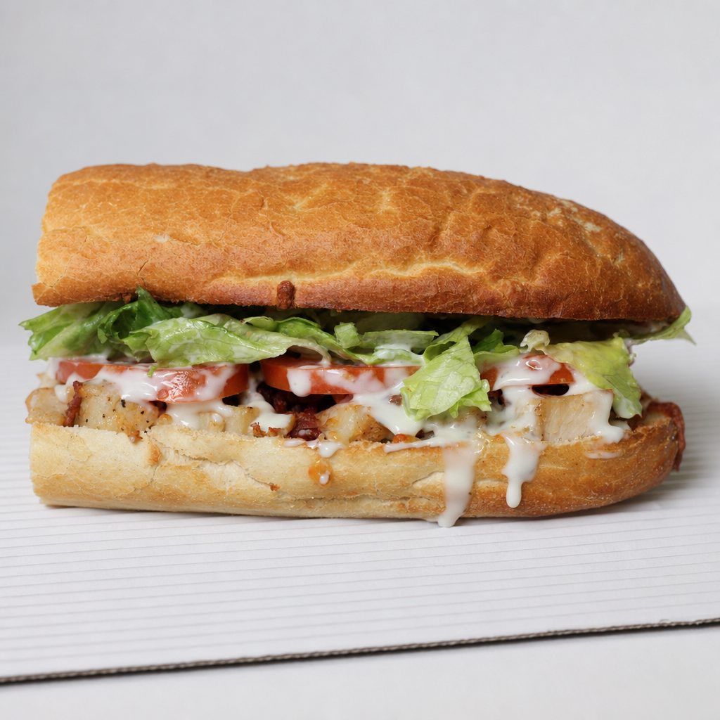 6” Chicken Bacon Ranch Sub.