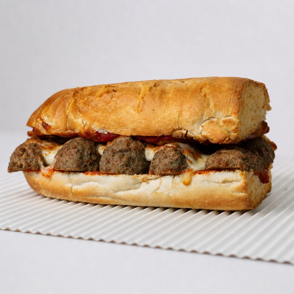 12” Meatball Sub.
