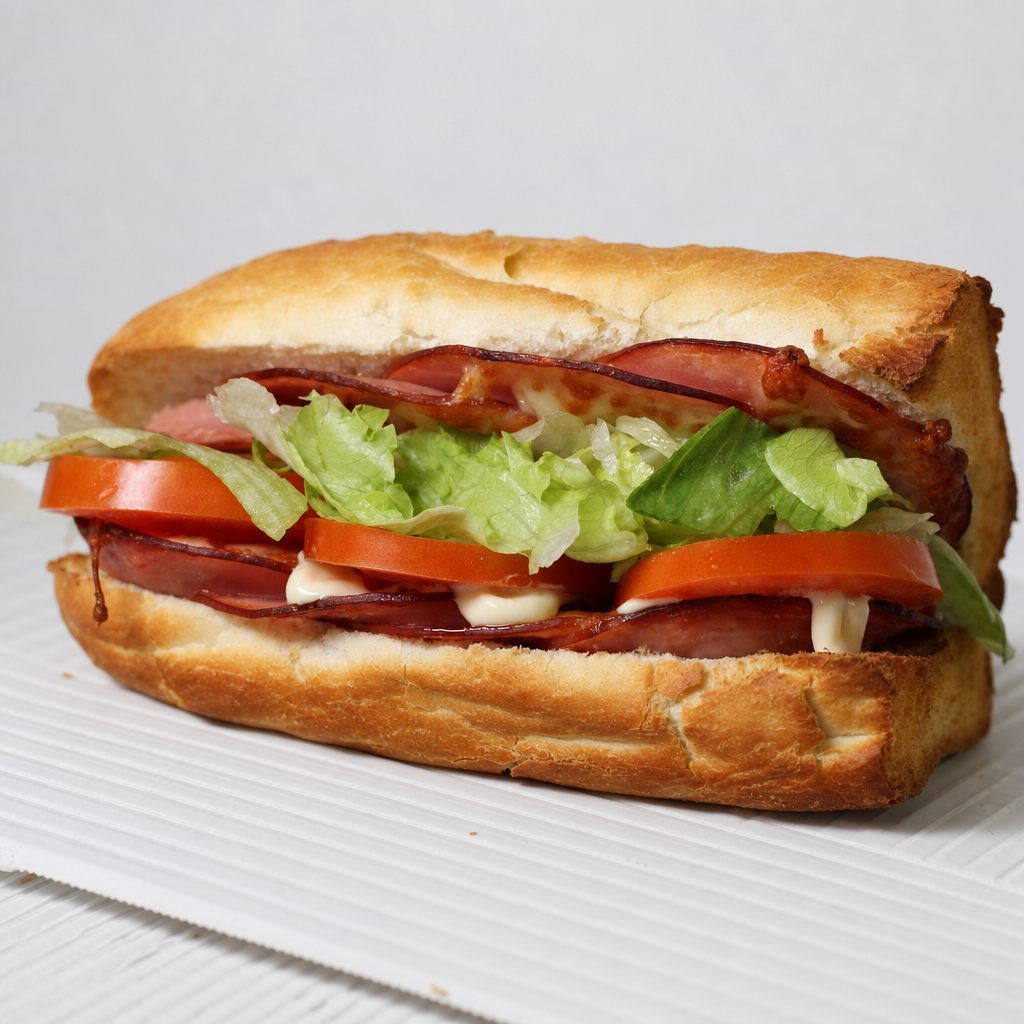 6” Ham & Cheese Sub.