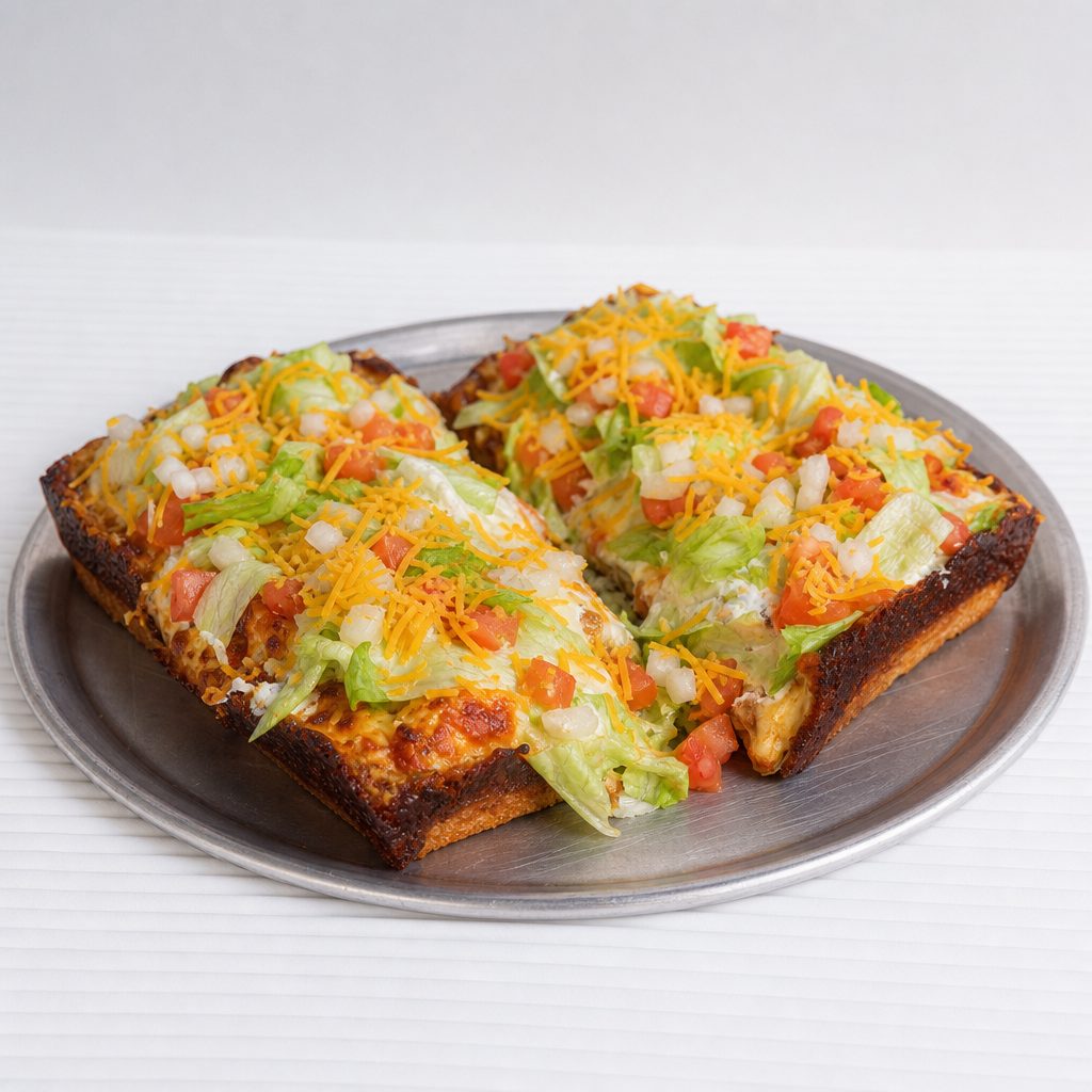 6x6 Taco Pizza.