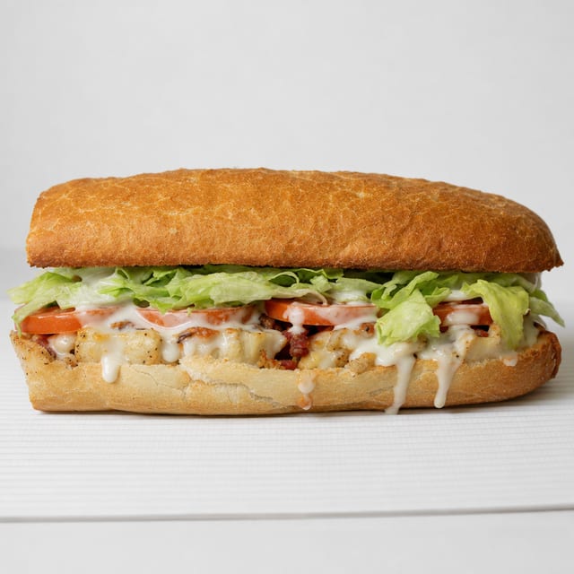 12” Chicken Bacon Ranch Sub.