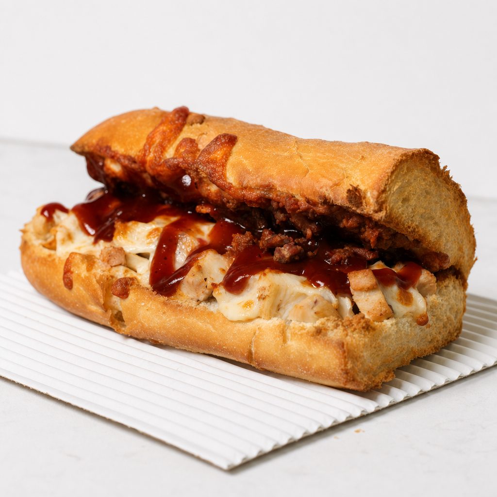 6” BBQ Chicken Sub.