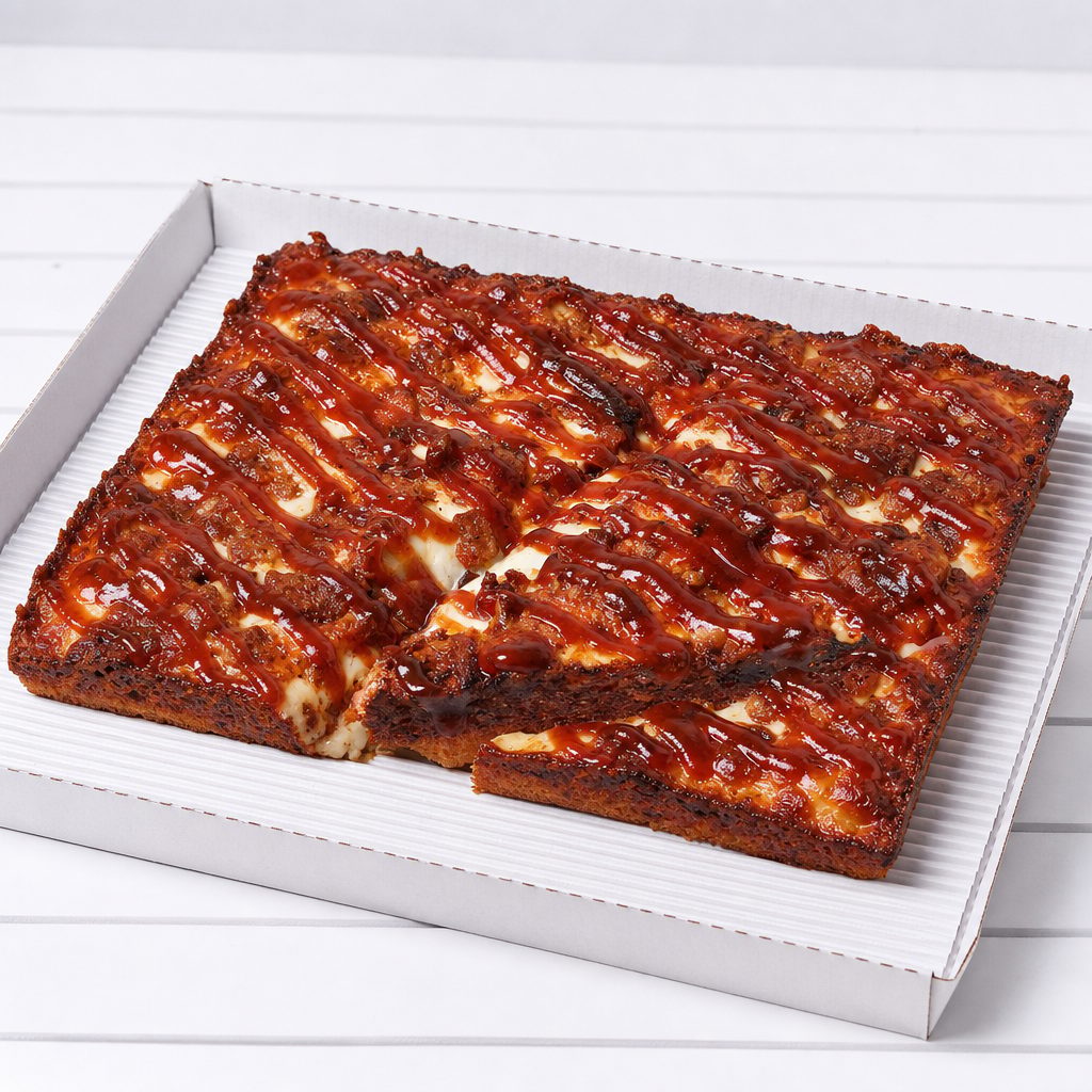 10x14 BBQ Chicken Pizza.