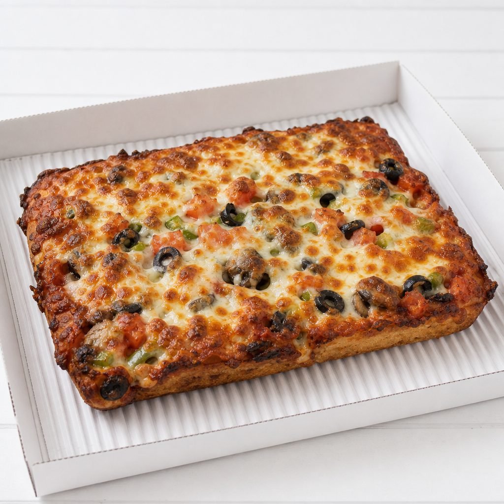 10x14 Drag It Thru The Garden Pizza.