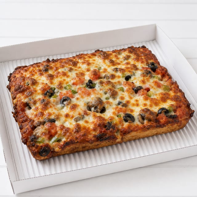 10x14 Drag It Thru The Garden Pizza.