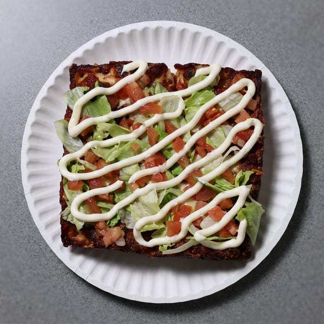 6x6 BLT Pizza.