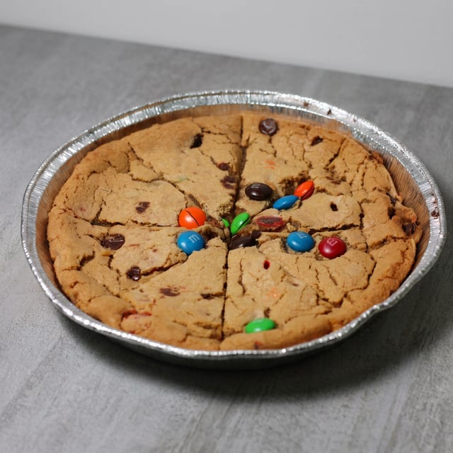 7" M&M Cookie.