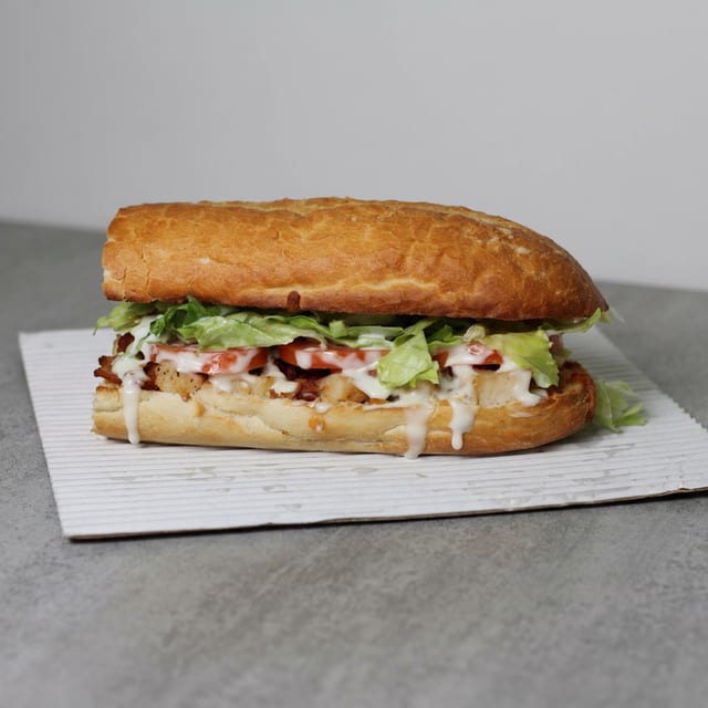 6” Chicken Bacon Ranch Sub.