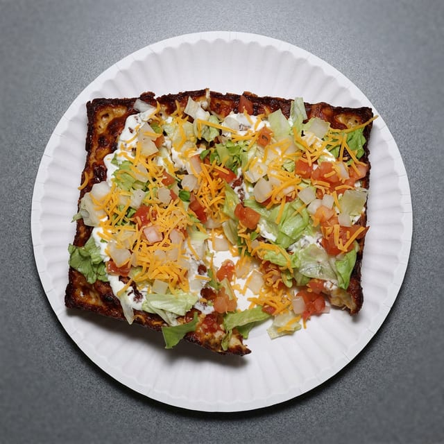 10x14 Taco Pizza.